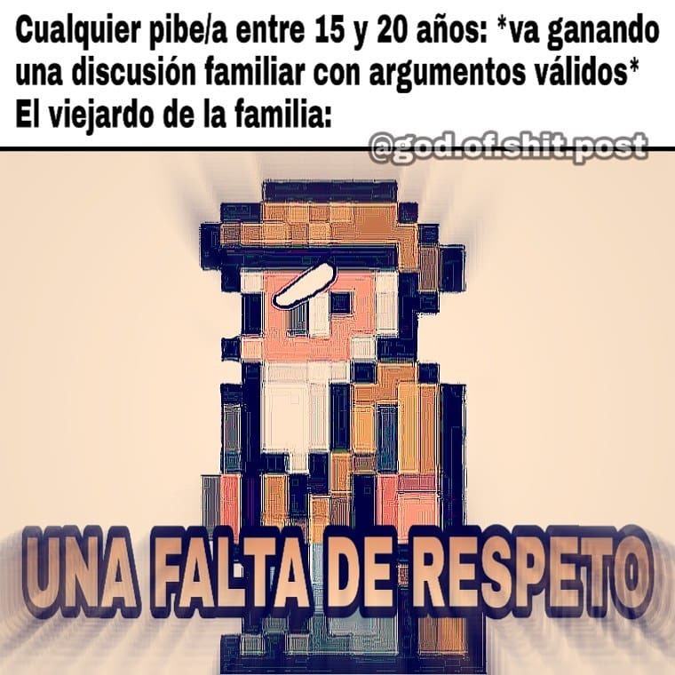 FALTA DE RESPETOOOO - meme