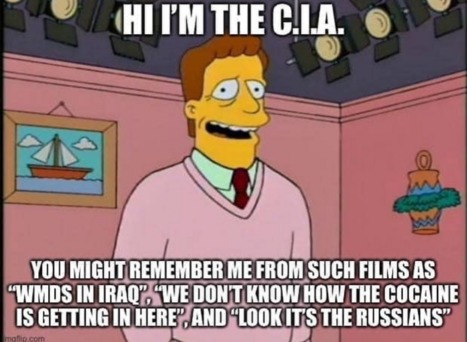 Hi, I'm the CIA - meme