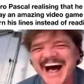 Pedro Pascal gamer meme