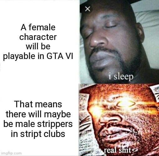GTA 6 female character - meme