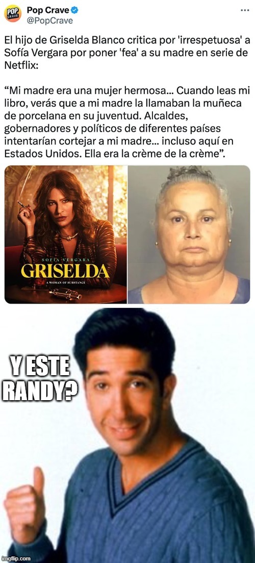 Meme de Sofia Vergara como Griselda Blanco