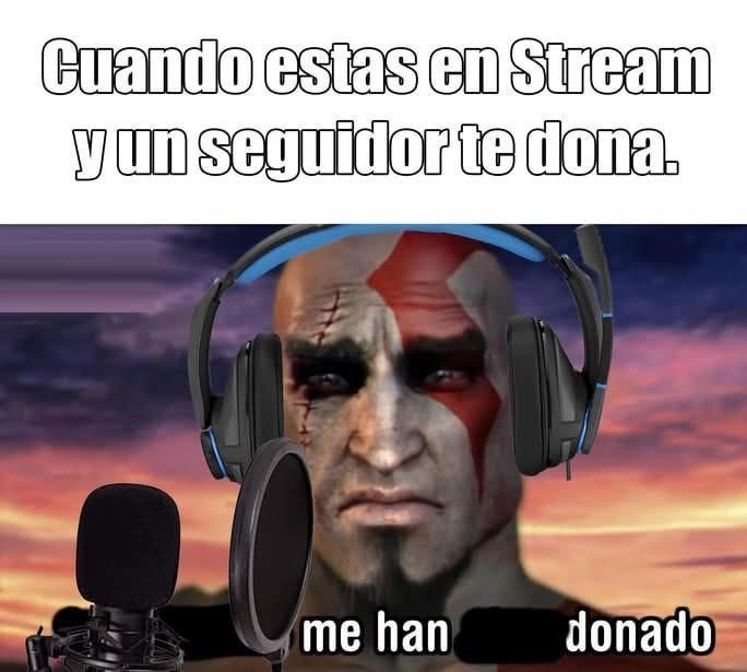 Donaciones a streamers - meme