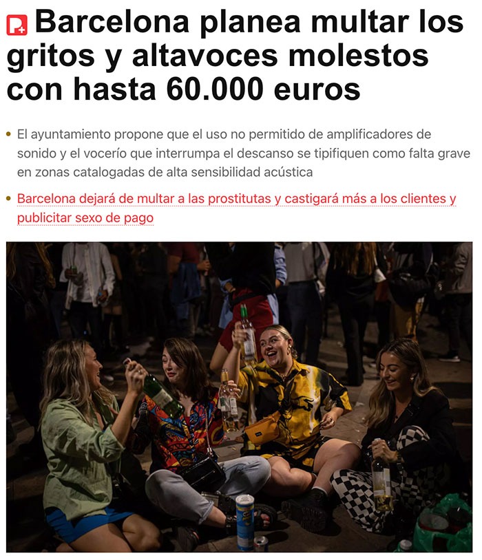 Barcelona ahora multará los gritos... a ver cómo le hacen en Fallas - meme
