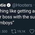 The tweet is real. Femboy Hooters is gonna be a thing