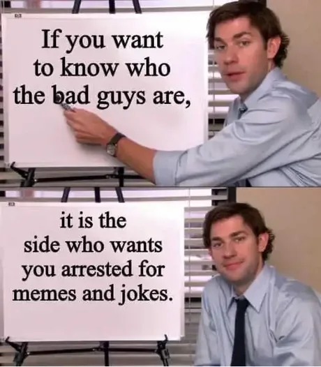 Who are the bad guys? - meme
