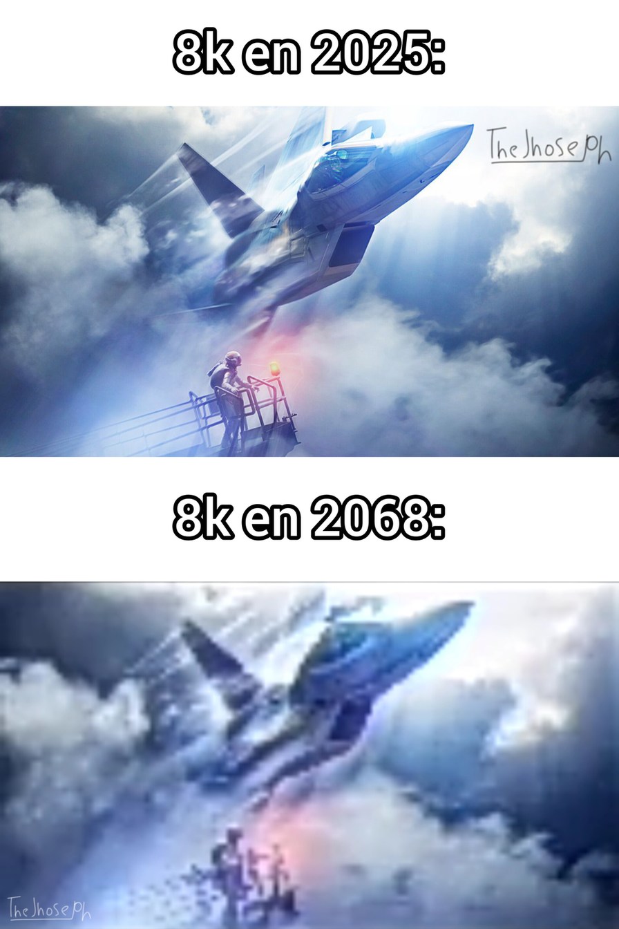 Si se preguntan por qué puse 2025 en vez de 2024, pues simplemente es por qué solo faltan 8 días para 2025 :v - meme