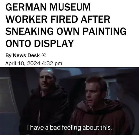I have a bad feeling about this - meme