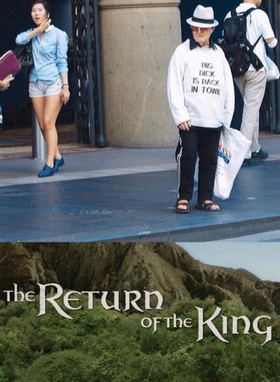 Le retour du roi. - meme
