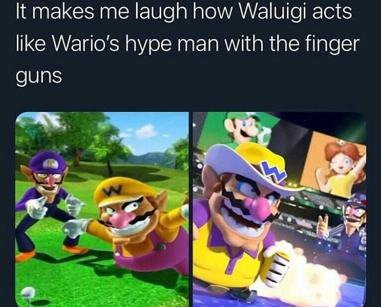 Wario IS the hype! - meme