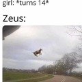 Zeus was in the list?