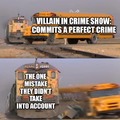 Villain in crime show