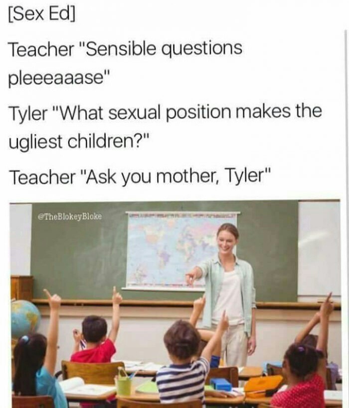 Sexual education - meme