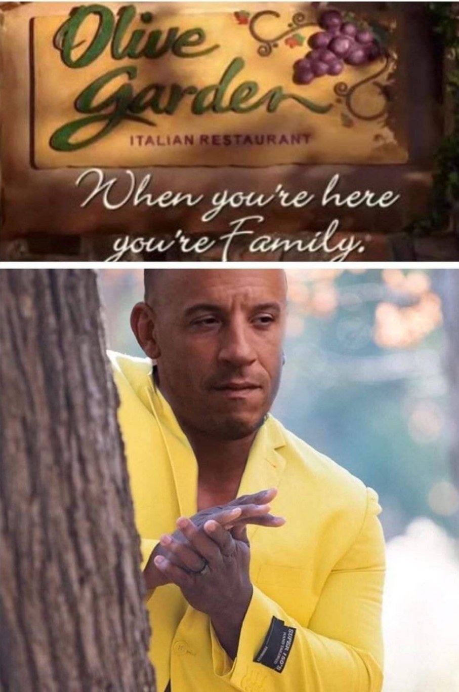 Dom's favorite restaurant - meme