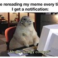 Rereading my meme every time i get a notification