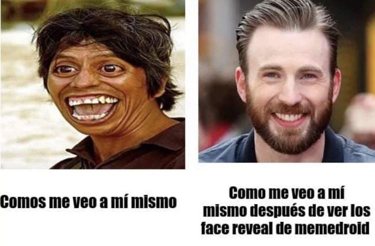 Promedio face reveal (asqueroso) - meme