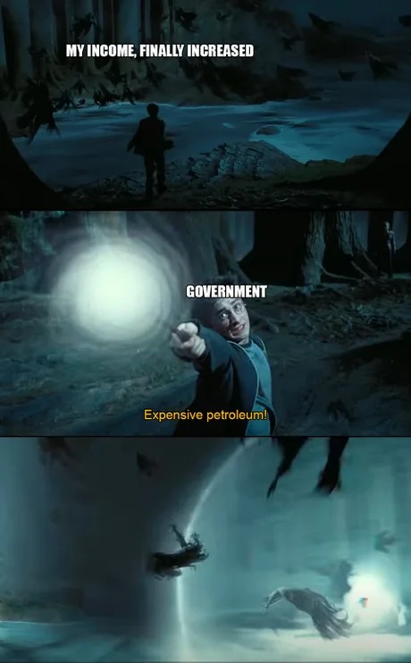 Expensive petroleum - meme