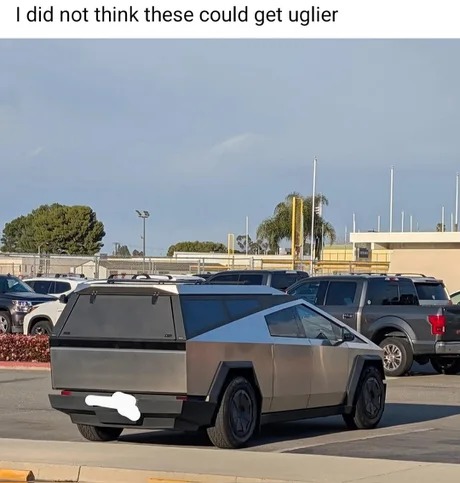 New Cybertruck design - meme