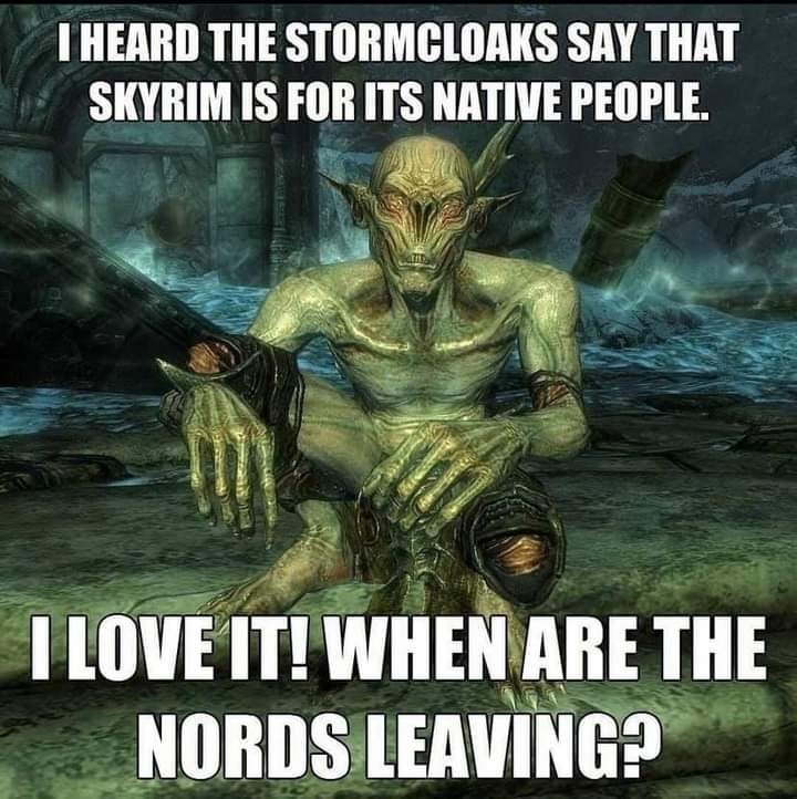 Death to Ulfric Stormcloak - meme