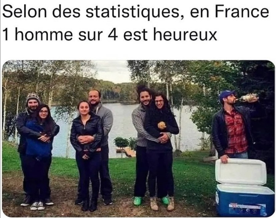 Cherchez l'homme heureux - meme