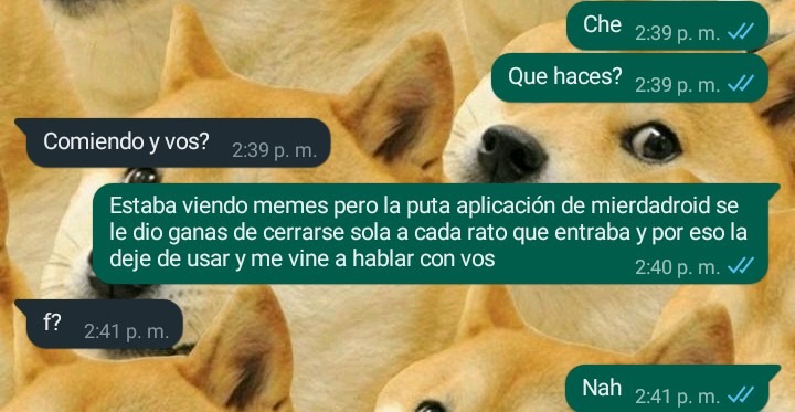 Chat con una amiga by PDMoney - meme