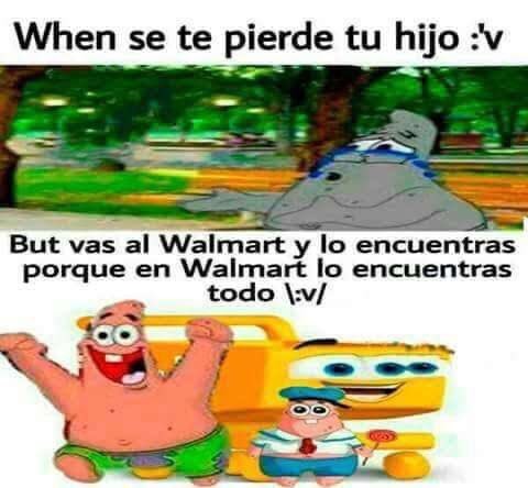 putricio va a walmar - meme