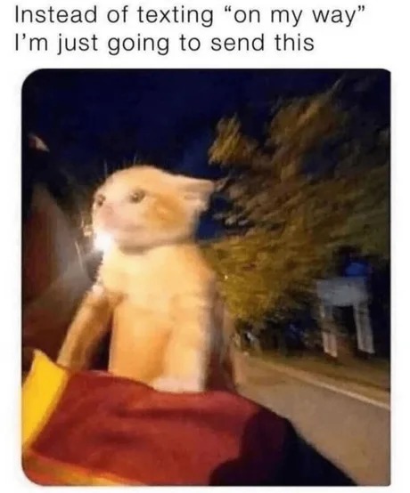 ON MY WAY - meme