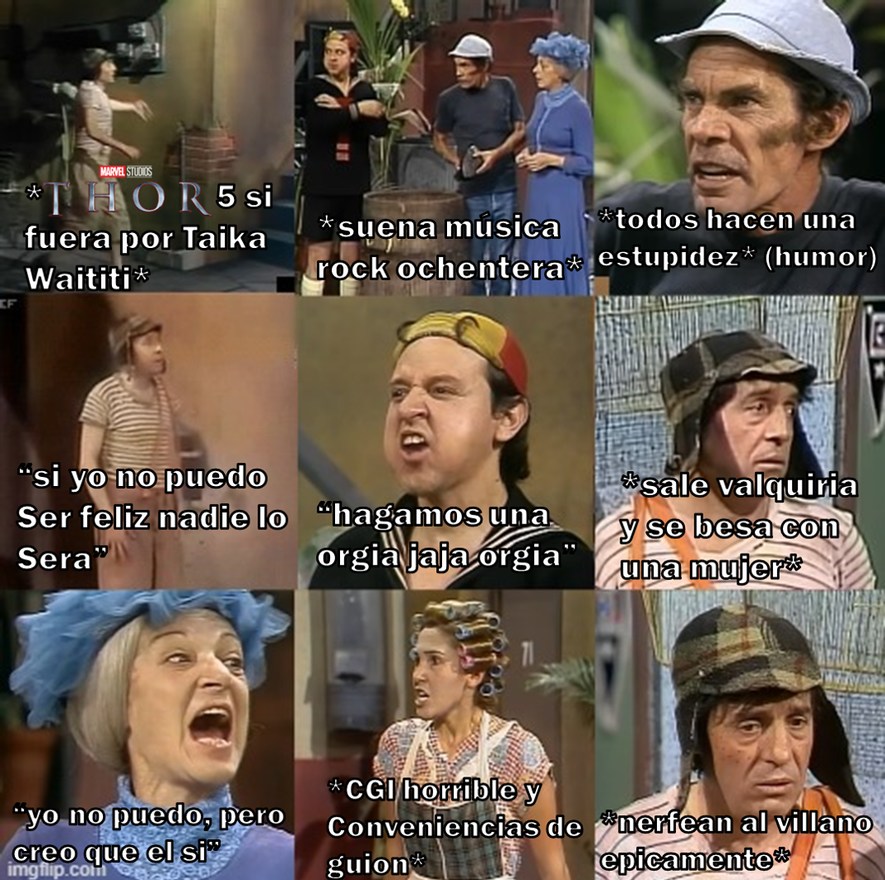 te odio taika bodriti, dejen a mi thor en paz carajo - meme