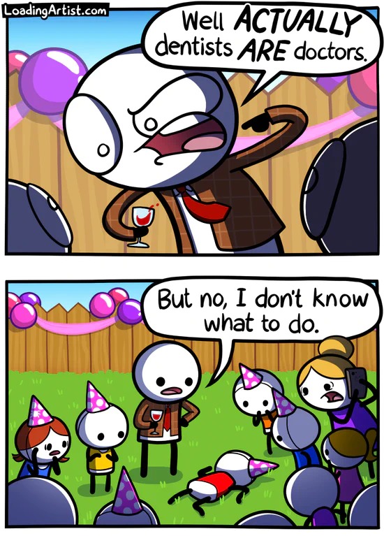 dentist and doctor Meme subido por eyook ) Memedroid