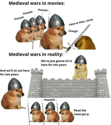 Medieval wars meme