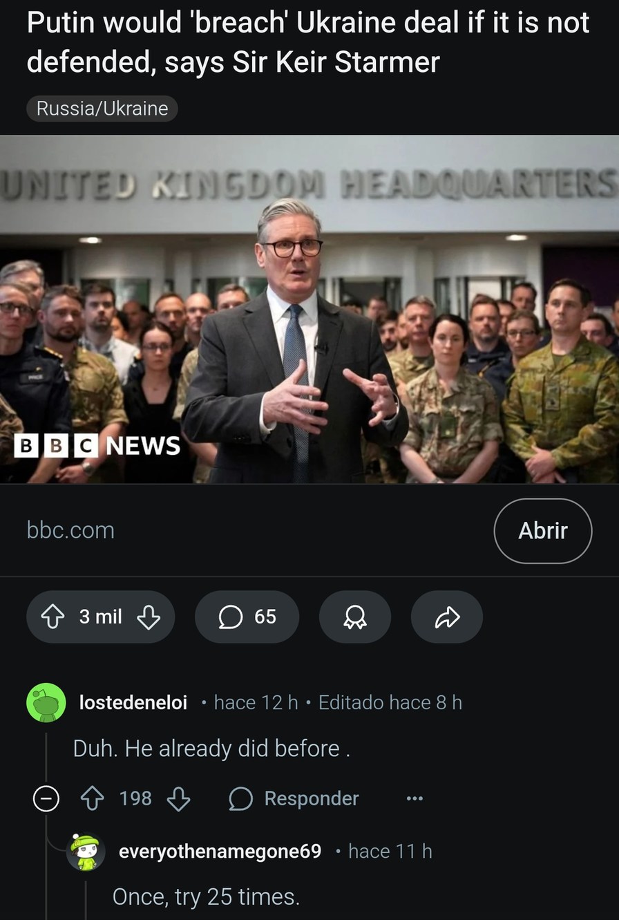 Putin breaking deals? In other news, water is wet - meme