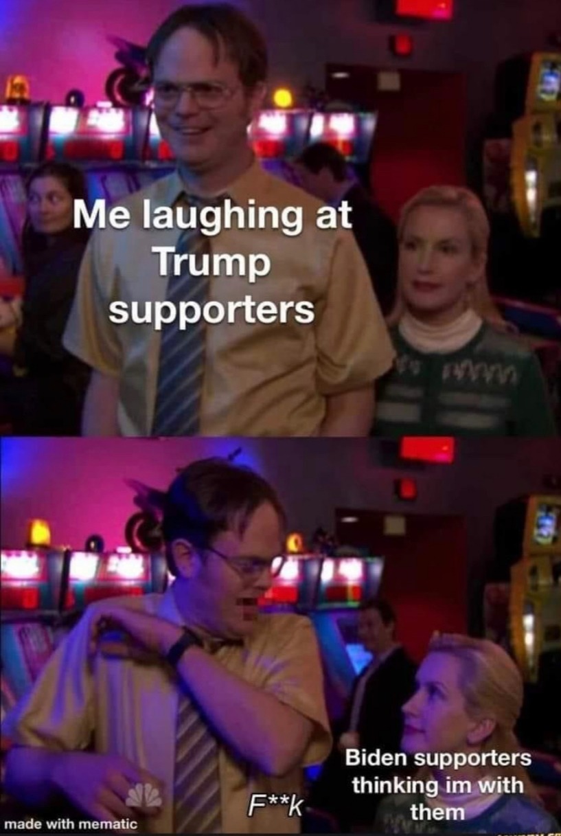 Politics gets a lot funnier when you are on nobody's side. - meme