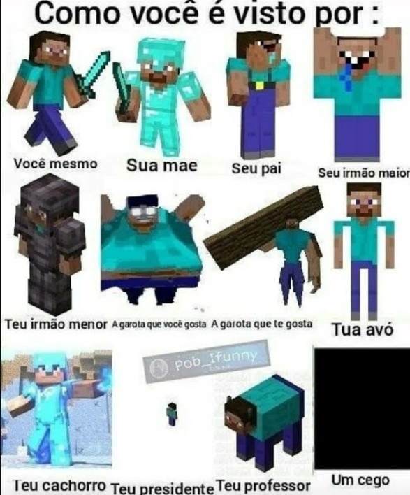 MELHORES MEMES DE MINECRAFT EM IMAGENS #8 