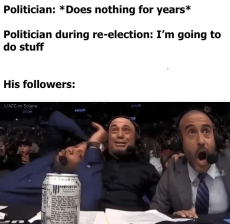 Politician lifestyle - meme