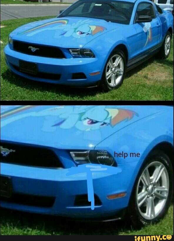 That poor car... - meme