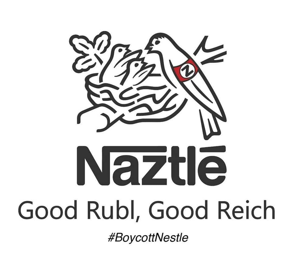Le groupe Nestle prefere toujours le pognon a la vie (n'as pas l'intention de se retirer de la Russie) - meme