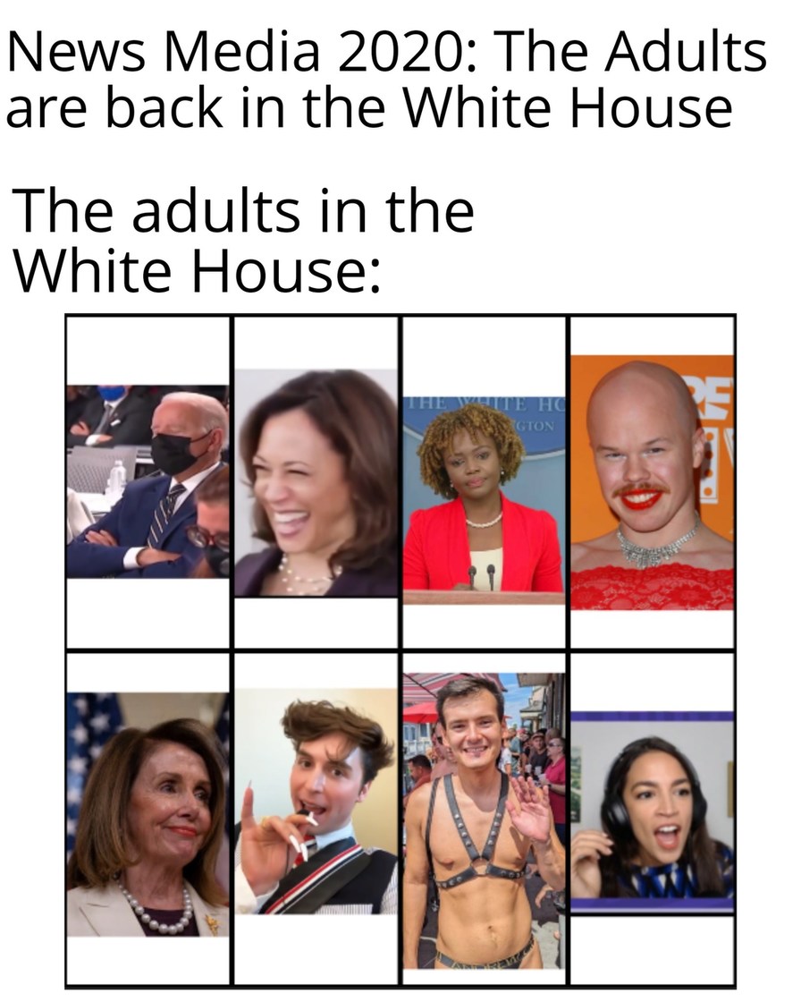 The "adults" in the White House - meme