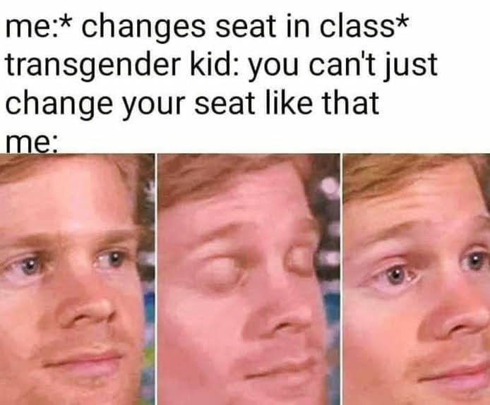 Seats are just a social construct. - meme