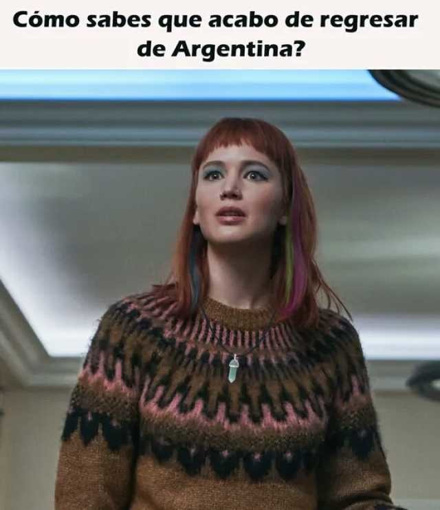 Turista que acaba de star en argentina promedio - meme