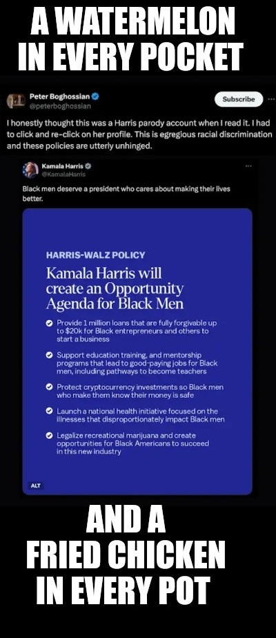 What they think of the black vote - meme