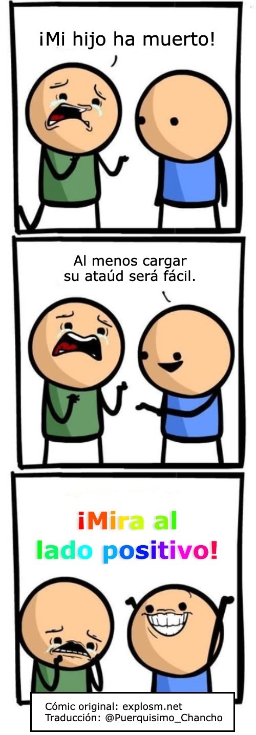 Otro Cyanide and Happiness en español :happy: - meme
