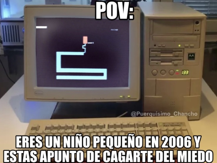 Contexto: alrededor de los años 2000 había un juego de laberintos llamado "Scary Maze" que tenía un jumpscare - meme