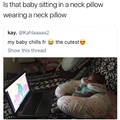 This baby is living its best life