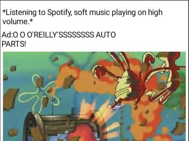 Spotify Ads - meme
