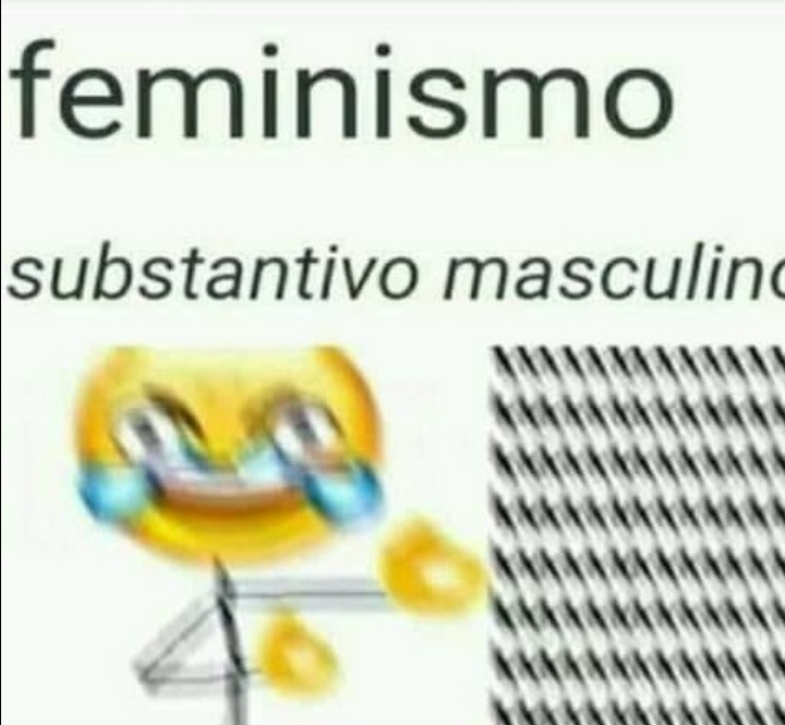 Feminista tá pistola - meme
