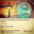 Jesus being crucified children’s version