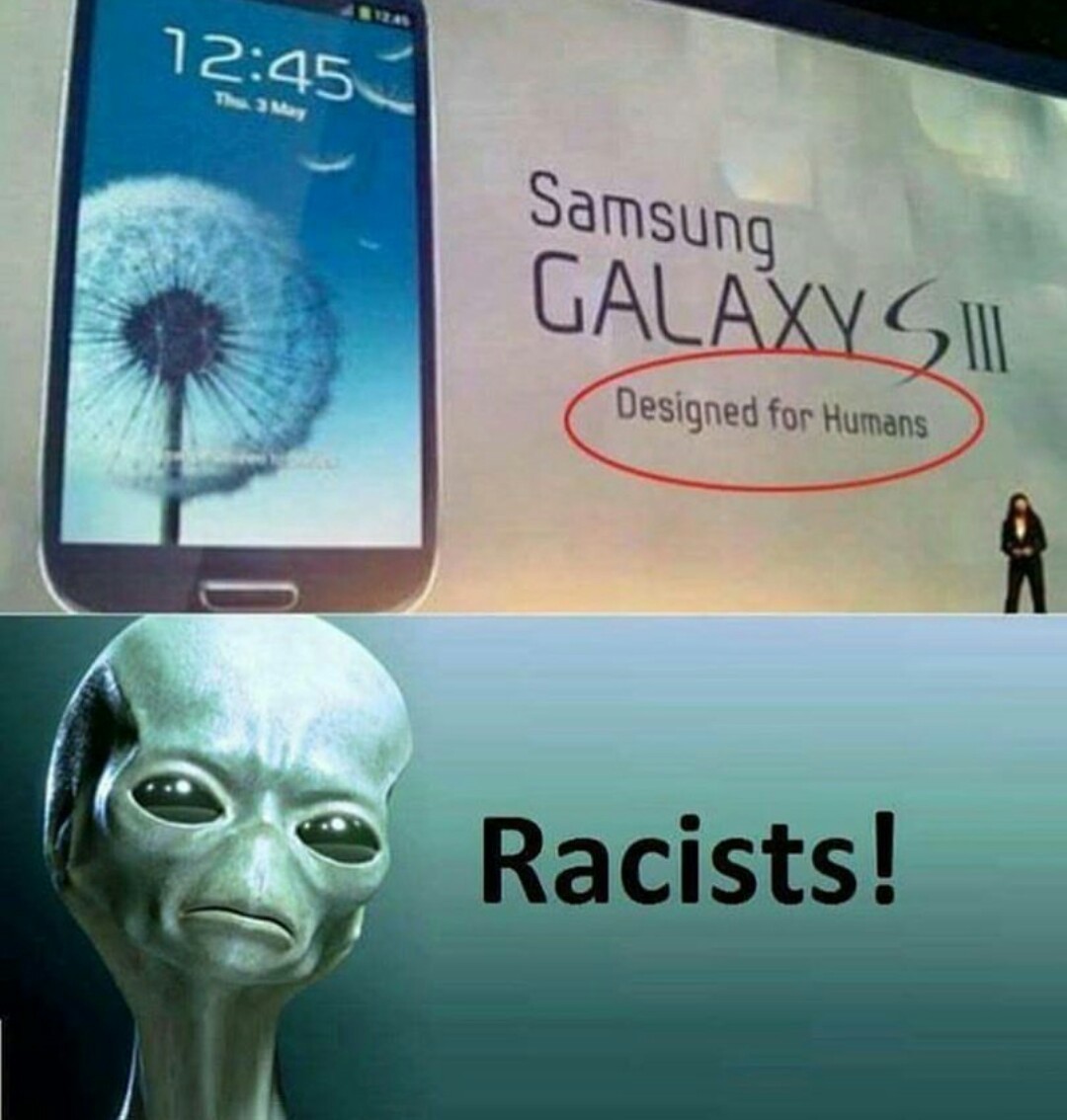 Samsung est raciste - meme