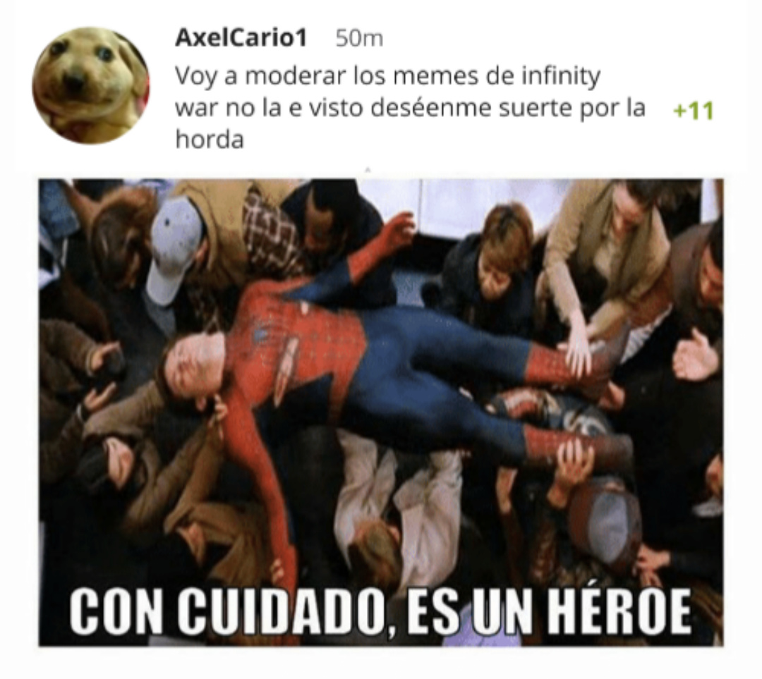 Yo quiero un héroe - Meme subido por Kathy45 :) Memedroid