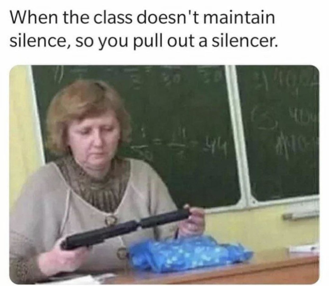 Silencer, literally - meme