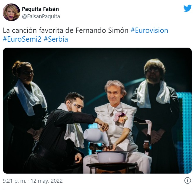 Fernando Simón en meme de Eurovisión