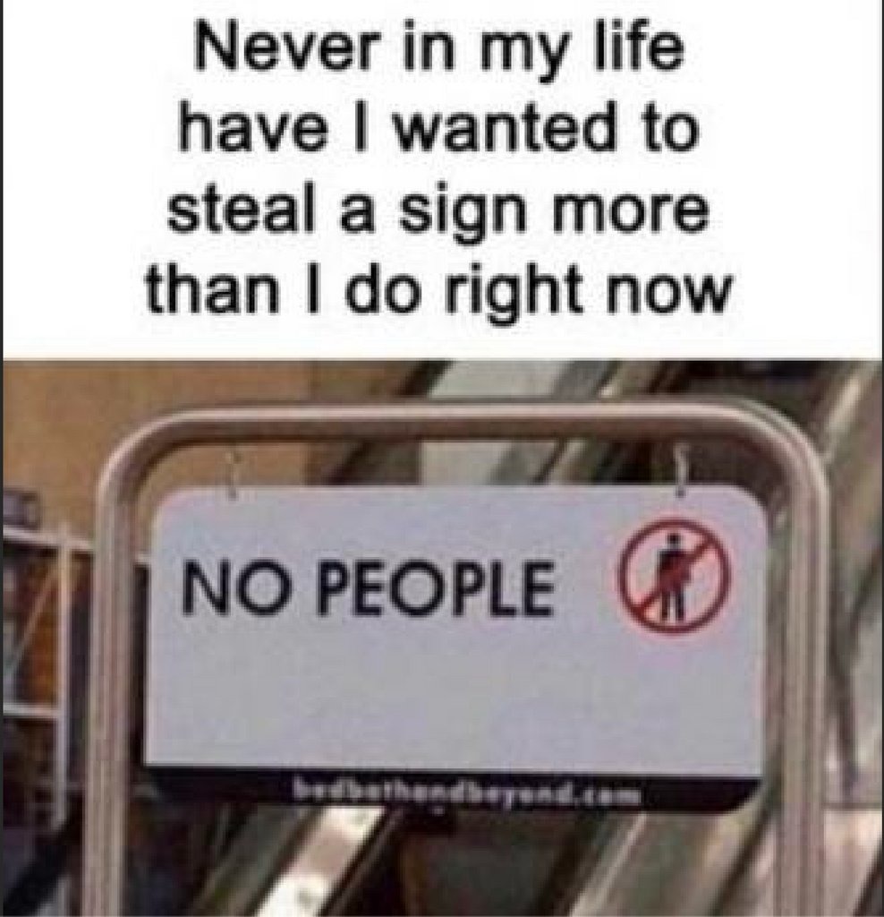 No people - meme
